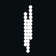 Terzani Abacus hanglamp, messing, 3x10 bollen