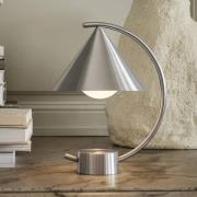 ferm LIVING LED oplaadbare tafellamp Meridian, staal, dimbaar