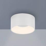 JUST LIGHT. Tanika plafondlamp, wit, Ø 16 cm, dimbaar