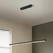 Ling LED hanglamp, zwart, uplight en downlight, dimbaar