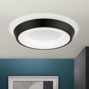 LED plafondlamp Look, zwart/wit