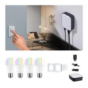 Paulmann Smart Home Set ZigBee 4x E27 9,3W LED mat RGBW
