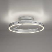 PURE LED plafondlamp Loop, aluminium, metaal, Ø 60 cm CCT