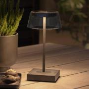 Scilla LED tafellamp met USB, zwart