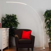 Minimalistische LED vloerlamp Danua in het wit