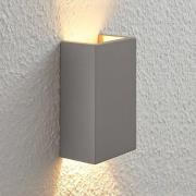 Beton-wandlamp Smira in grijs , 11x18 cm