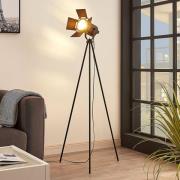 Tripod vloerlamp Devon in zwart