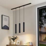 Railsysteem Lindby Linaro, GU10, pendel, 3-lamps, zwart
