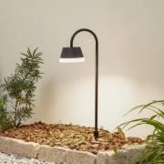 Lindby LED grondspies lamp Ameline, antraciet, IP65, 77 cm