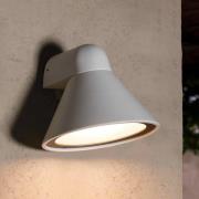 Buitenwandlamp Pals, IP65 mat wit