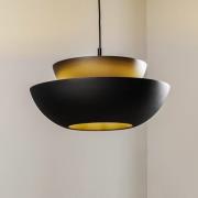 Lucande hanglamp Kellina, Ø 48 cm, zwart, metaal