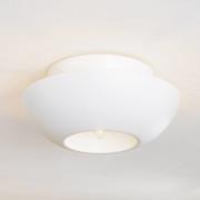 Lucande plafondlamp Kellina, Ø 48 cm, wit, metaal