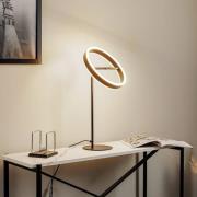 Lucande LED tafellamp Jekta, zwart, 59 cm, dimbaar
