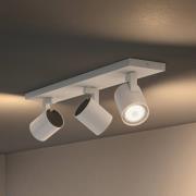 Philips Hue Runner LED-spot, 3-lamps, dimschakelaar, wit