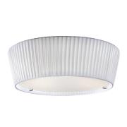 Bover Plafonet 43 - stoffen plafondlamp, Band wit