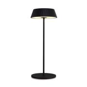 Relax LED tafellamp met voet, zwart, op batterijen, IP54