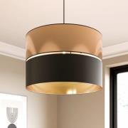 Hanglamp Hilton, zwart/goud, 1-lamp