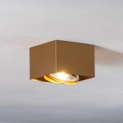 Plafondspot Riesta, goud, 1-lamp