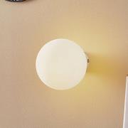 Wandlamp Ball, wandhouder wit