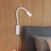 LED wandlamp Sten, wit, hoogte 61 cm, bewegingsgestuurd