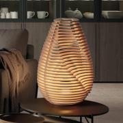 Twist vloerlamp, beuken, naturel, 63,7 cm