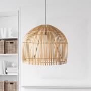 Bali hanglamp, Ø 60 cm, bamboe, licht hout, E27