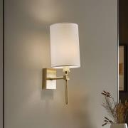 Wandlamp Azzi textiel kap 1-lamp wit