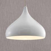 Lindby hanglamp Ritana, wit, aluminium, Ø 31 cm