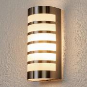 Decoratieve roestvrij stalen buitenwandlamp Alvin