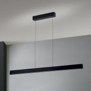 Hanglamp Tara, zwart, lengte 120 cm, aluminium/staal