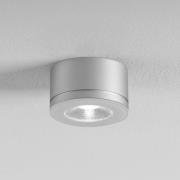EGG DLS downlight Newton, grijs, 30°, 3.000 K Ø 6,3 cm IP54