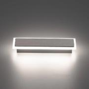 LED wandlamp Aluro, metaal, nikkelkleurig, CCT, dimbaar