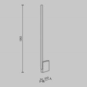 LED vloerlamp Solid, hoogte 128,2 cm, beton, acryl