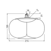 OSRAM LED Vintage Big Elipse E27 4W 818 Filament rook dimbaar