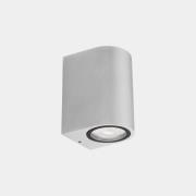 LEDS-C4 Buitenwandlamp Bob Single, wit, breedte 7 cm, aluminium