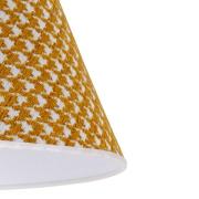 Lampenkap Sofia 26 cm, haasjespatroon geel