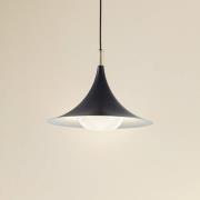 Lindby hanglamp Jarl, zwart, metaal, Ø 35 cm