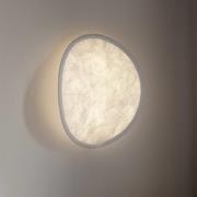 New Works LED wandlamp Tense, wit / wit, Ø 35 cm, vlies