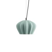 Karman hanglamp Sahara, saliegroen, Ø 35 cm, keramiek E27