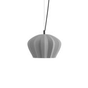 Karman hanglamp Sahara, grijs, Ø 35 cm, keramiek, E27