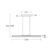 HerzBlut LED hanglamp Karl K, hout, omhoog/omlaag, dimbaar