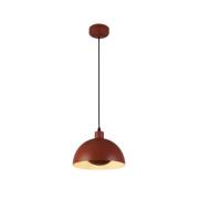 Hanglamp Mars, donkeroranje, Ø 25 cm, staal