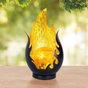 LED tafellamp 36534, zwart, goud, metaal, glas
