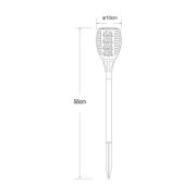LED grondspies lamp 33077 Zaklamp, zwart, kunststof