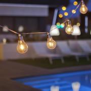 Newgarden Stella LED solarlichtketting, 2.700 K