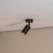 Sado plafondspot, 1-lamp, antraciet, staal, verstelbaar