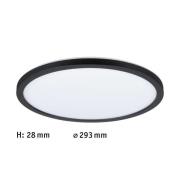 Paulmann Atria Shine paneel on/off black 830 Ø29cm