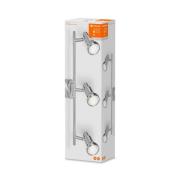 LEDVANCE Niclas LED spot, nikkel, 3-lamps