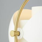 Gubi Lite tafellamp, hoogte 50 cm, messing/wit