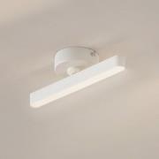 Lindby LED spot Eldrin, wit, 1-lamp, lichtstrip